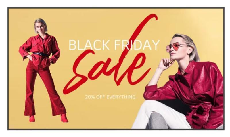110'' UM5K Series UHD Large Screen Signage