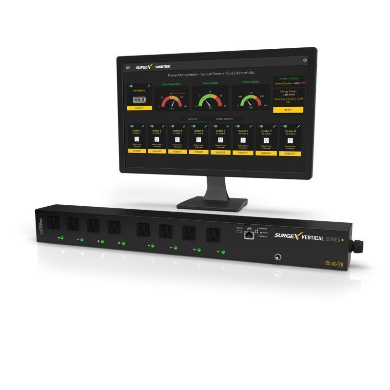 SX-VS-128 12A, 8 NEMA Outlet