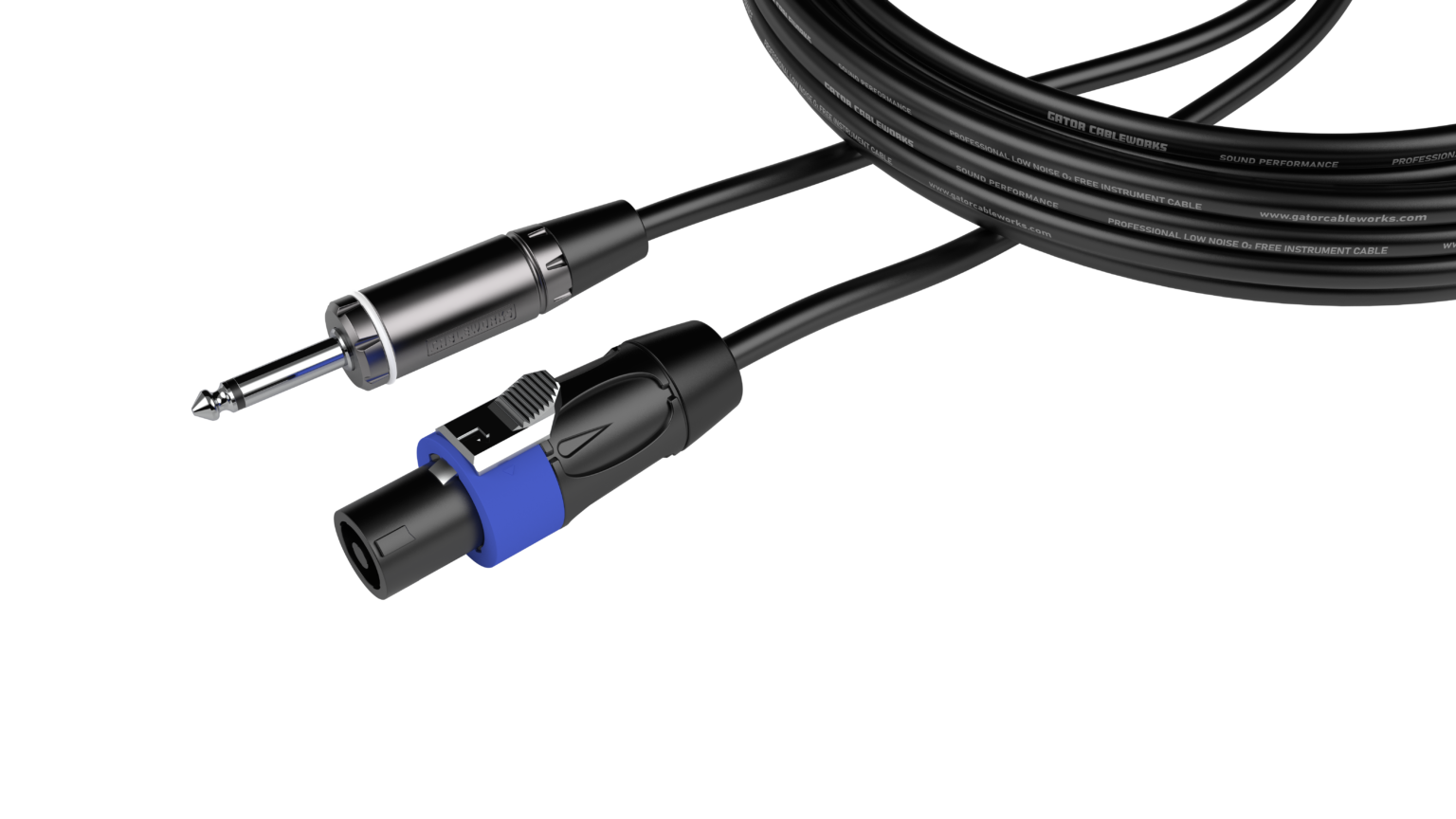 GCWC-SPK-15-1TL 15 Foot TS To Twist Lock Connector Speaker Cable