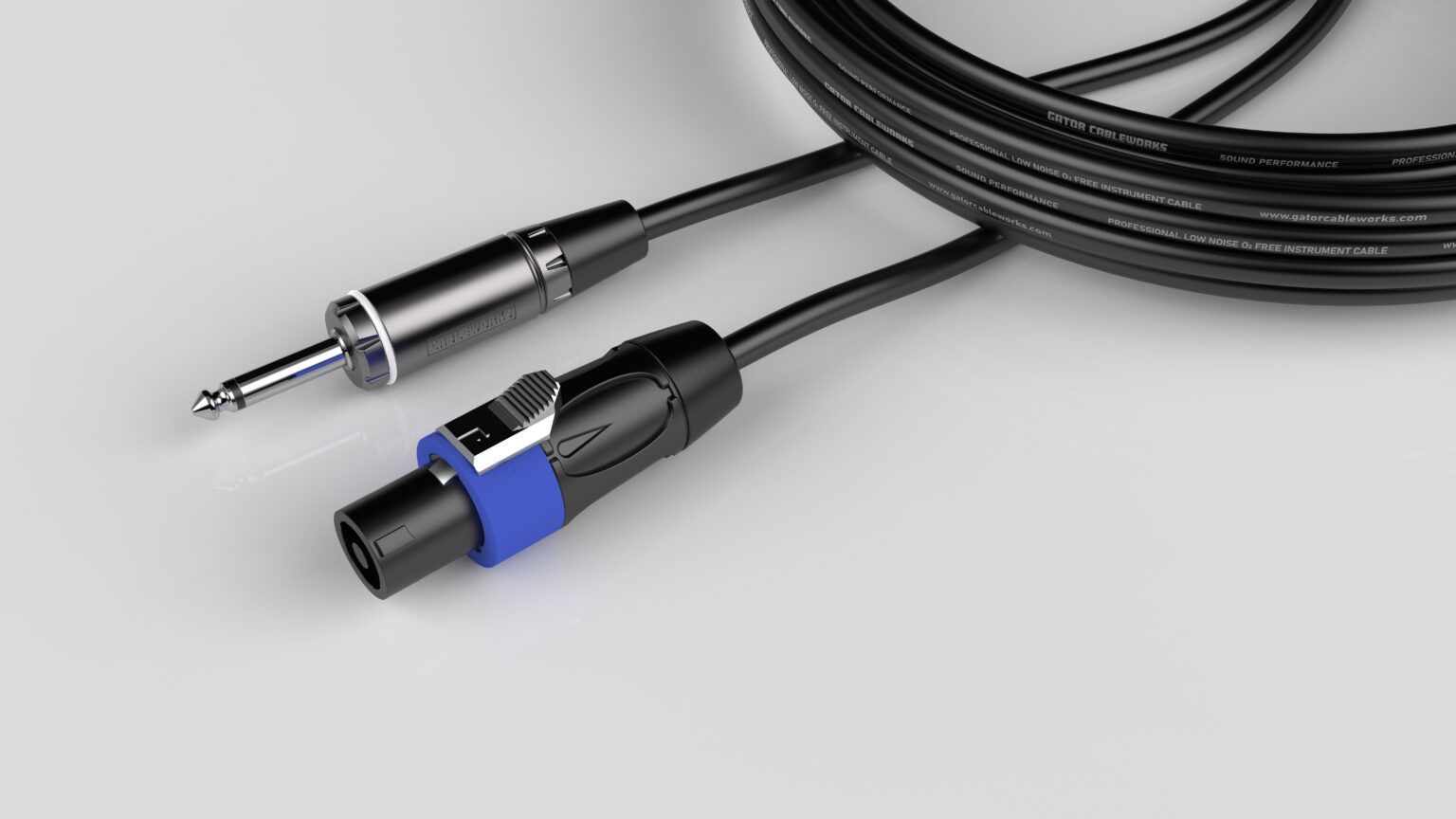 GCWC-SPK-25-1TL 25 Foot TS To Twist Lock Connector Speaker Cable