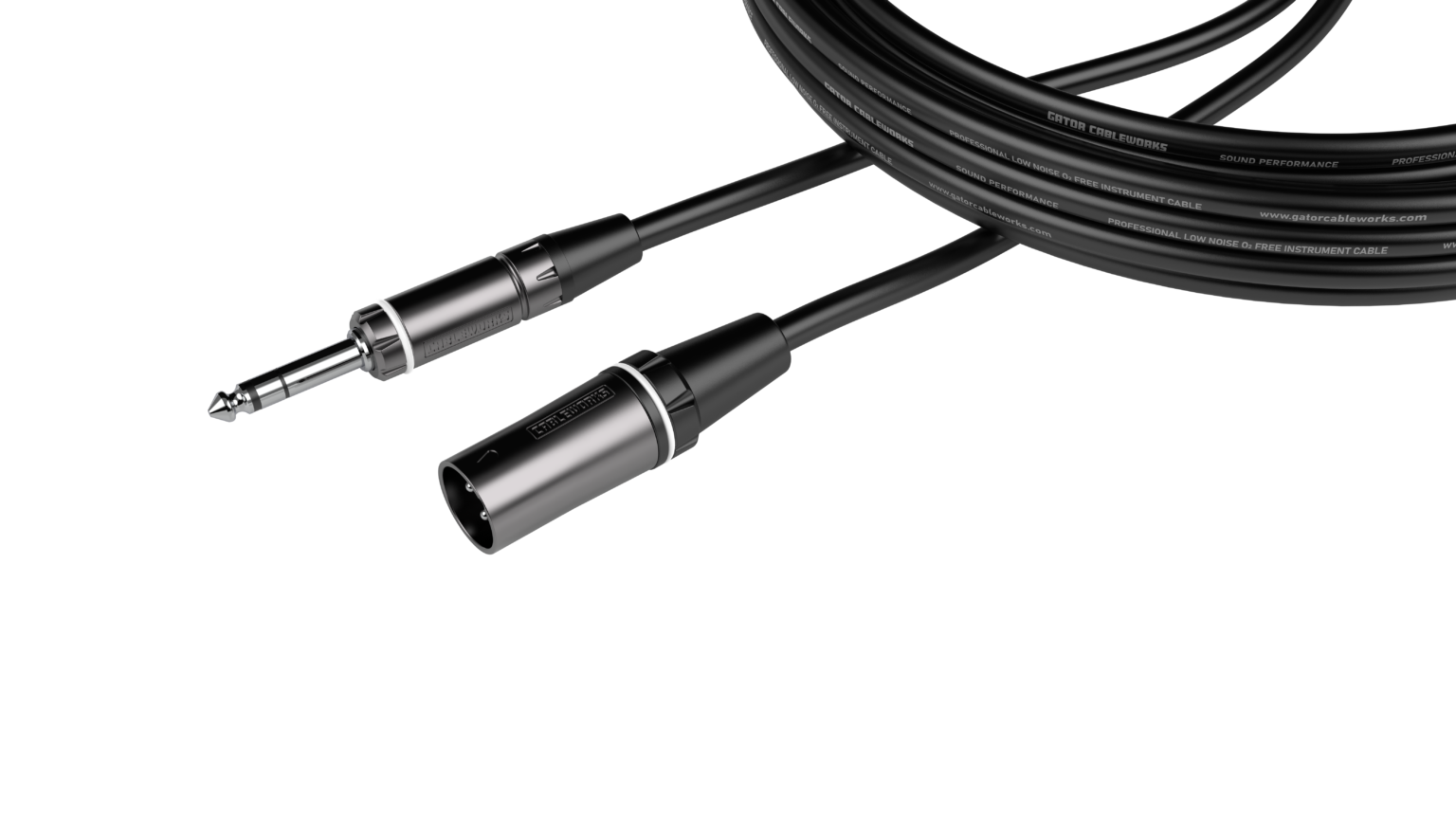 GCWC-XLR-05MTRS 5 Foot XLR M To TRS Cable