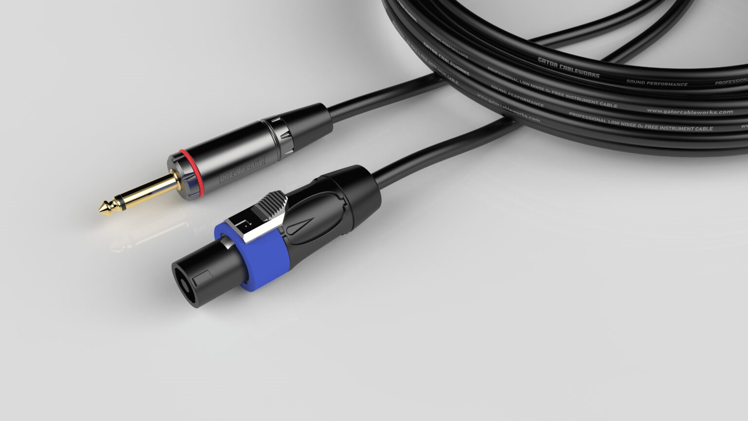 GCWH-SPK-15-1TL 15 Foot TS To Twist Lock Connector Speaker Cable