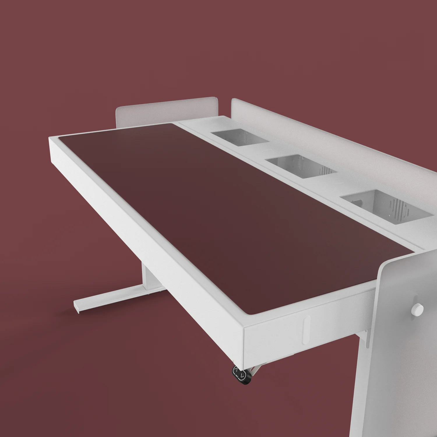 H902-4154 Desk Pad - Burgundy
