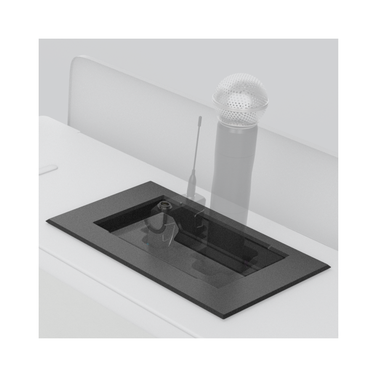 H916-BK Console Insert for Shure SBC 200