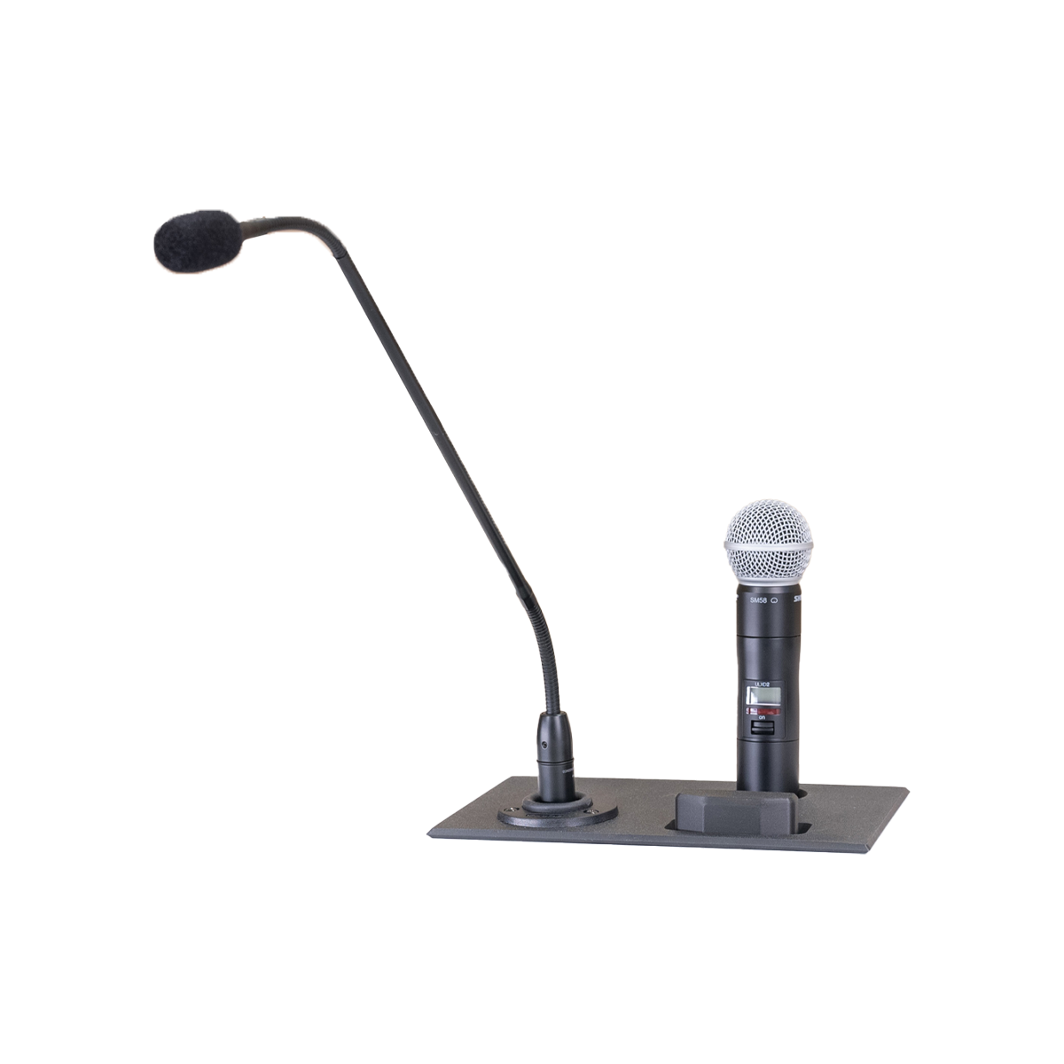 H919-BK Console Insert for Shure SBC 220 and Gooseneck