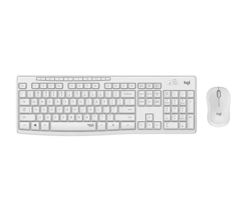 MK295 Silent Wireless Combo, Off White