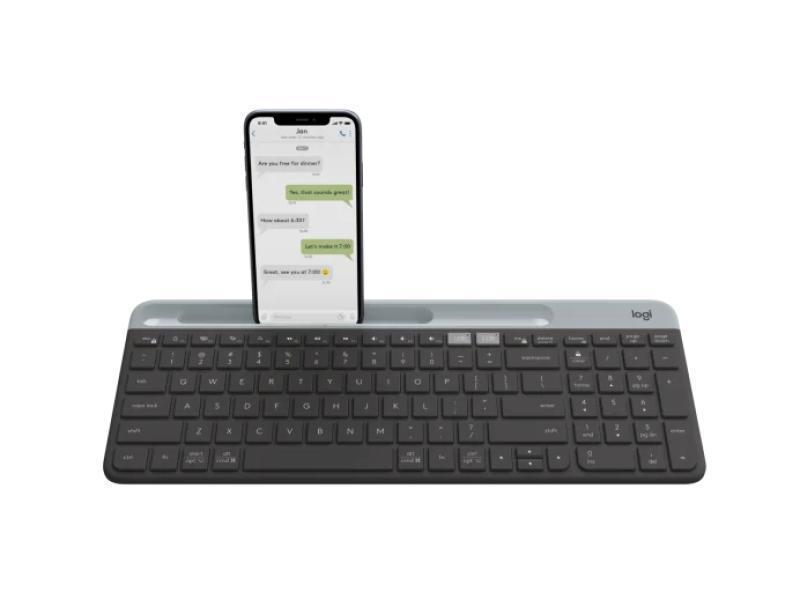 K585 Slim Multi-Device Wireless Keyboard, Graphite