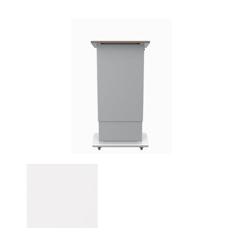 LEX28 CWT Height Adjustable Lectern, Crystal White