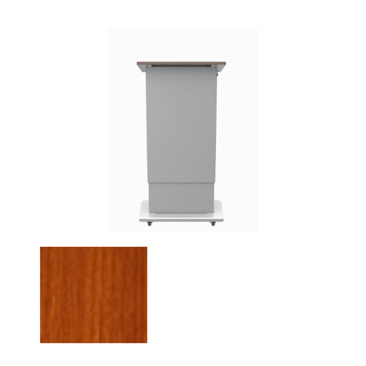 LEX28 HCT Height Adjustable Lectern, Hayward Cherry