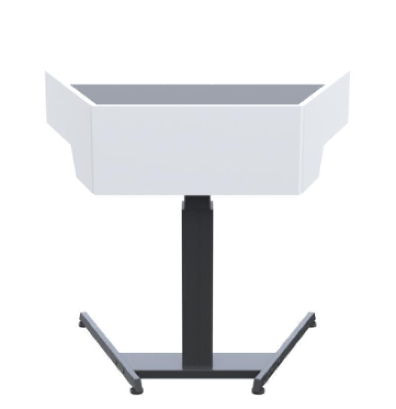 LEL021 CWT Height Adjustable ADA Lectern, Crystal White