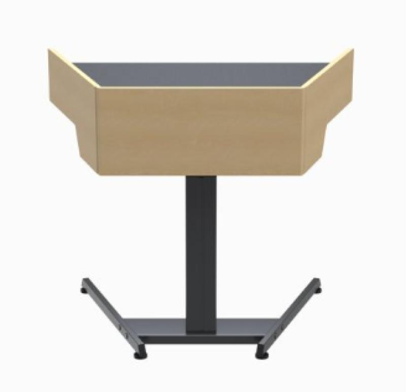 LEL021 FMT Height Adjustable ADA Lectern, Fusion Maple