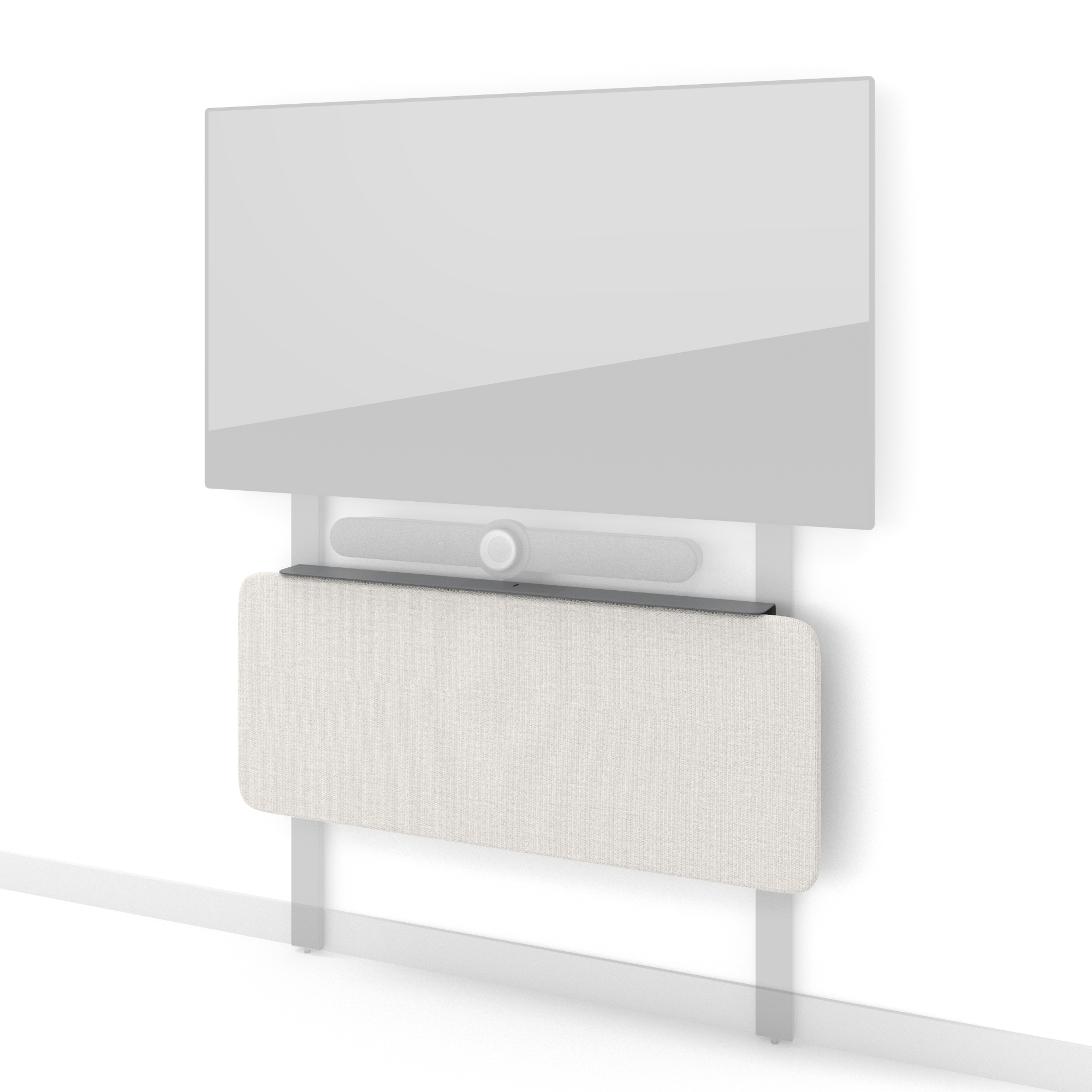 H807-OW ideo Meeting Hub for Heckler AV Wall - Off White