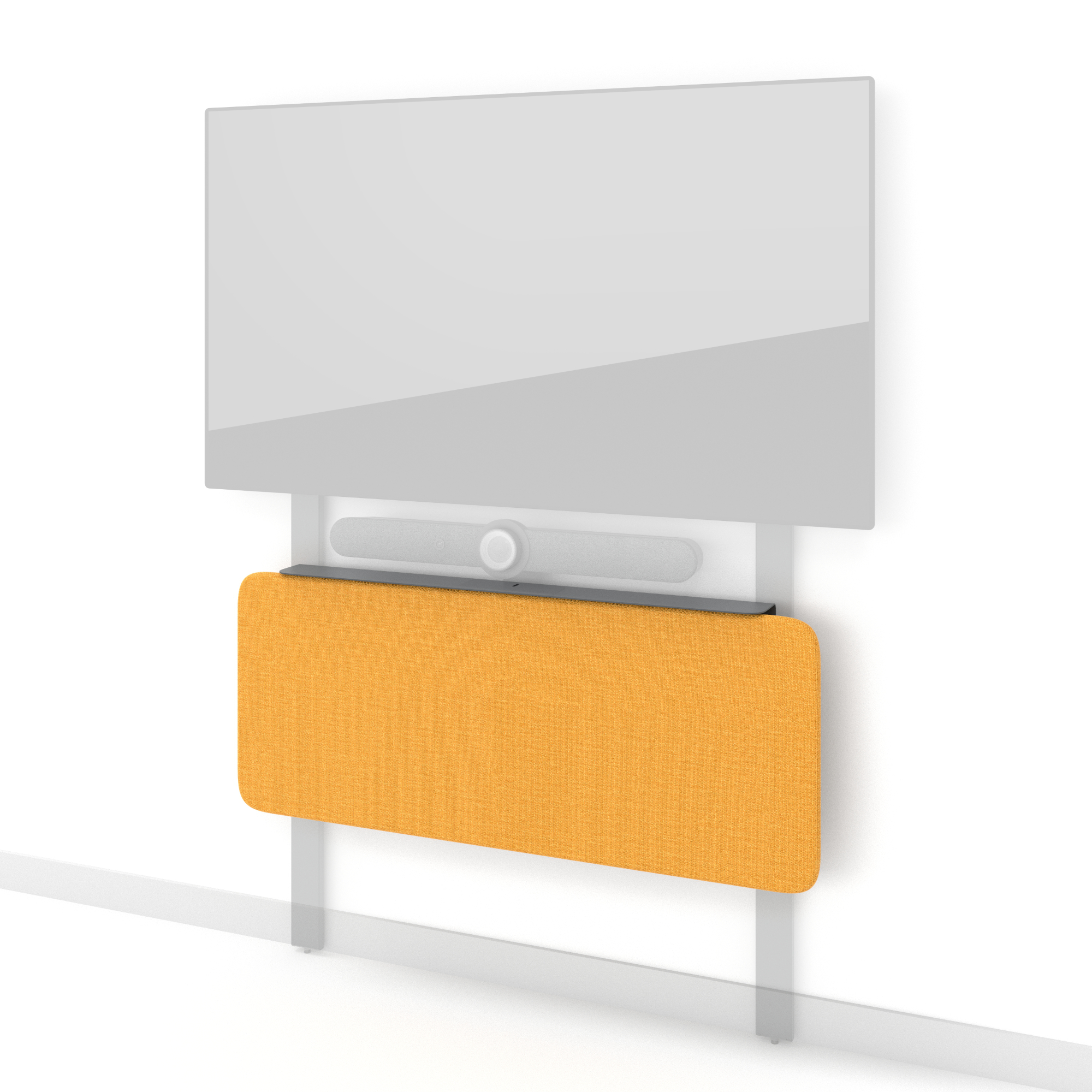 H807-HY Video Meeting Hub for Heckler AV Wall - Honey