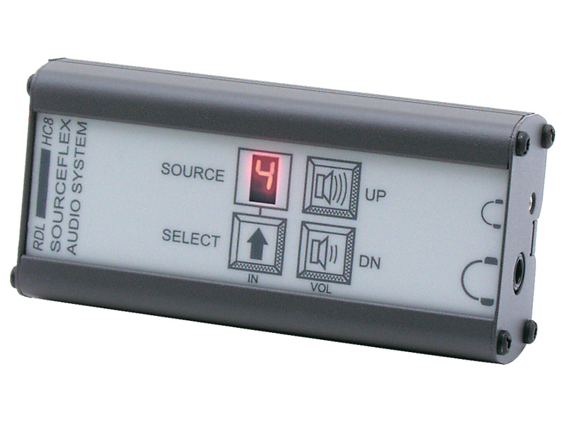 SAS-HCB Headphone Amplifier with Source Selection for SourceFlex Distributed Audio System