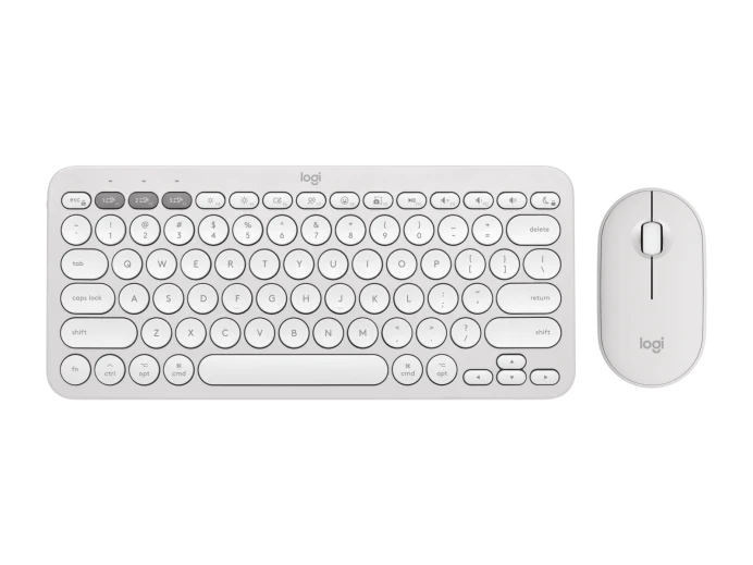 Pebble 2 Combo for Mac, Tonal White