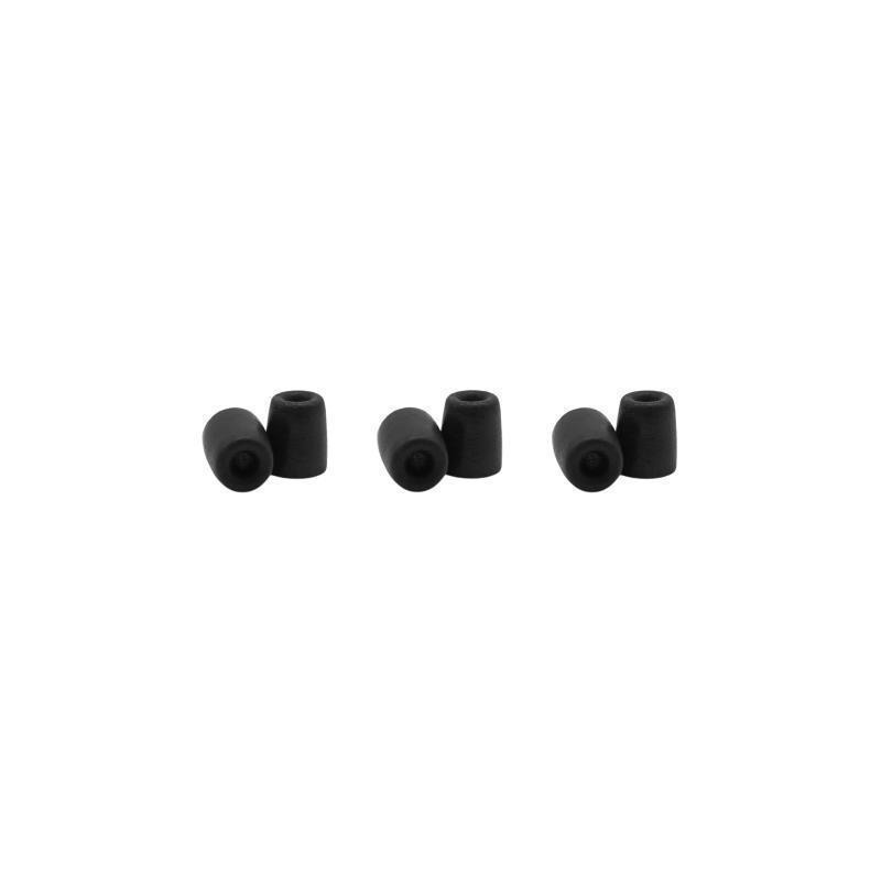 EACYF1-6XS Comply (100 Series) Black Foam Sleeves - Extra-small, 3 Pairs