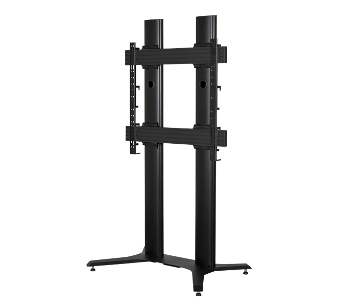 BT8709/B Premium Freestanding Single Screen Twin Column UC Stand - 2m