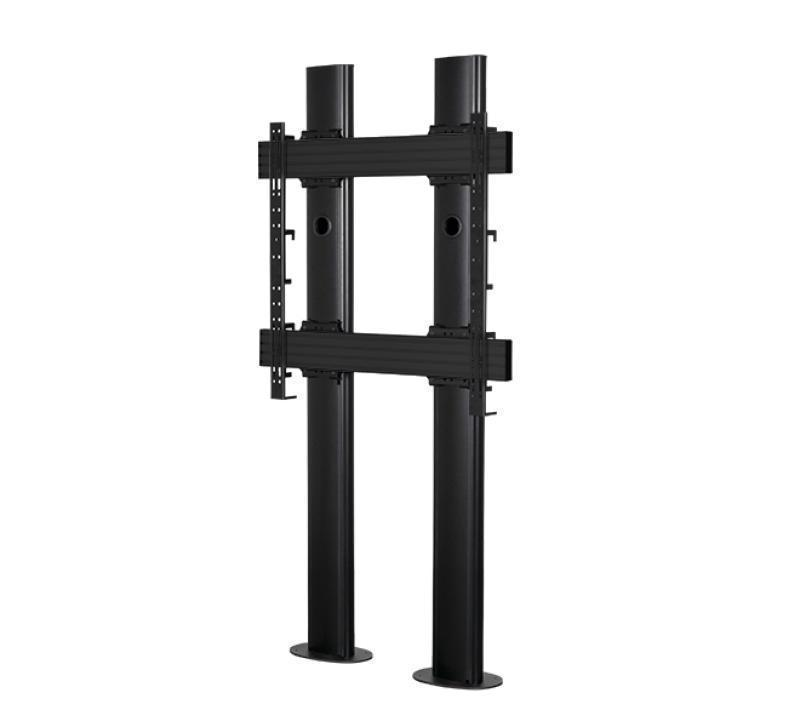 BT8708/B Premium Bolt Down Single Screen Twin Column UC Stand - 2m