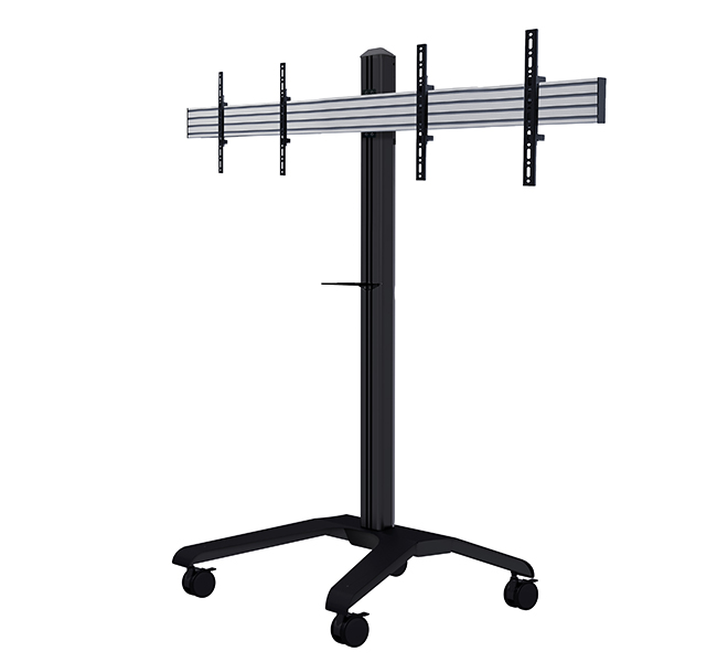 BT8514/B Universal Twin Screen VC Trolley Stand Cart