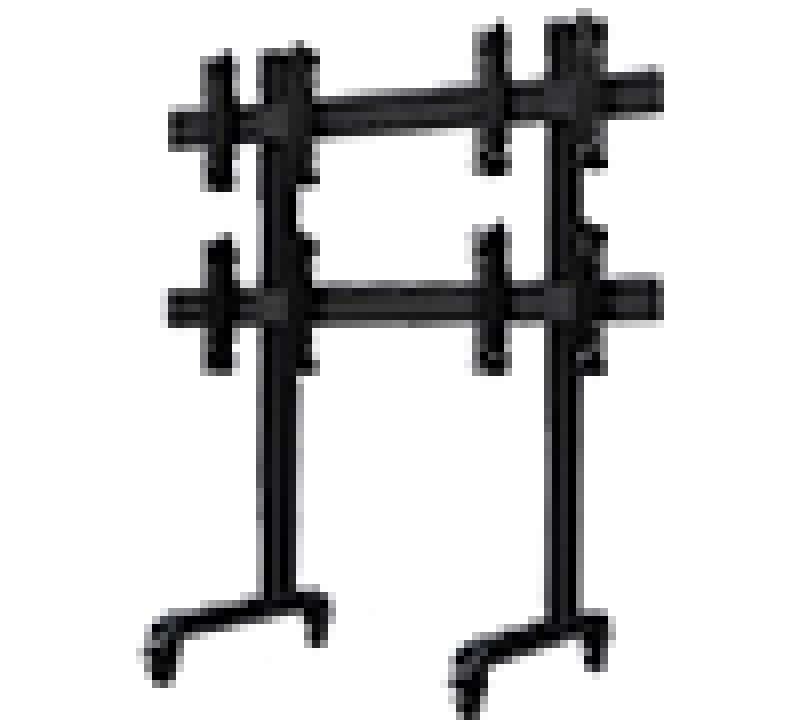 BT8371-2x2/BB Universal Mobile Videowall Stand