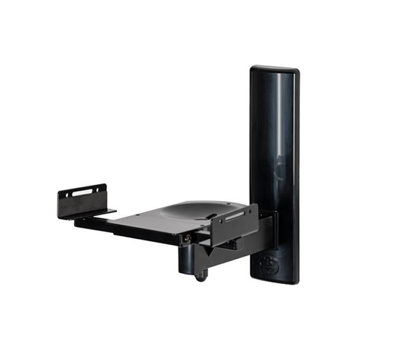 BT77/B Side-Clamping Speaker Wall Mounts - Pair - Black