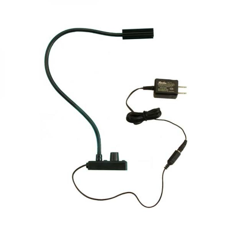 L-3/6 High Intensity 6" Permanently Attached Gooseneck Lampset - U.S. Power Supply