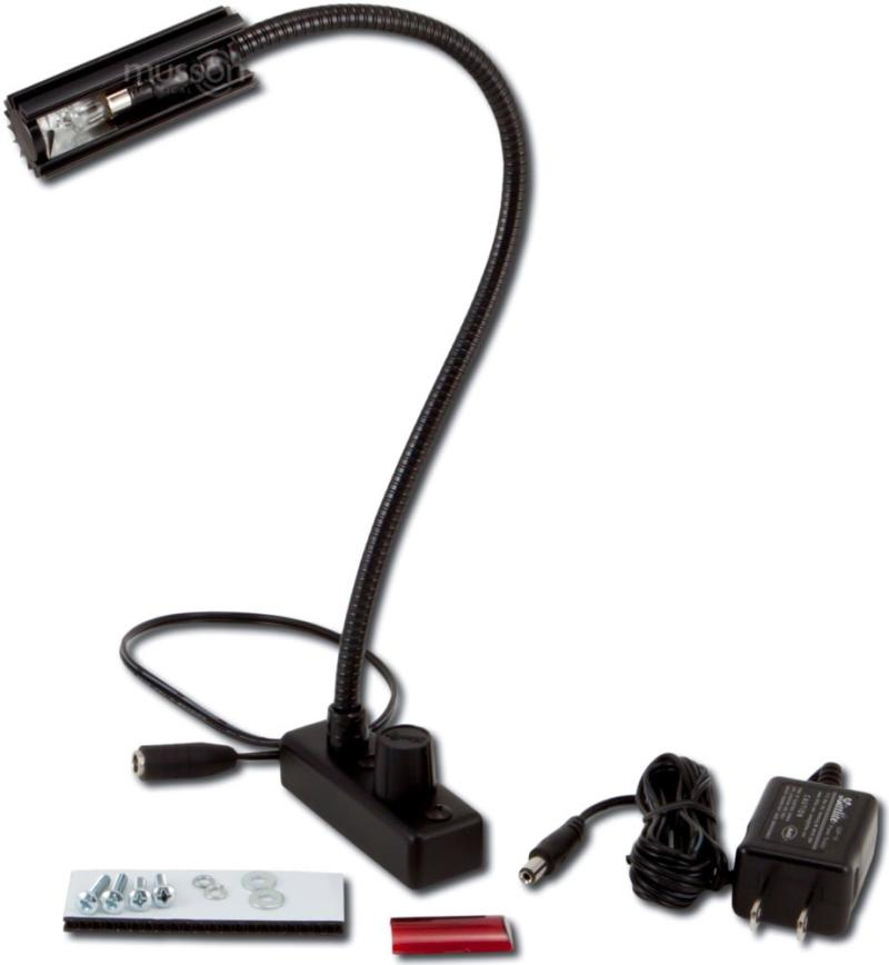 L-3/12 High Intensity 12" Permanently Attached Gooseneck Lampset - U.S. Power Supply