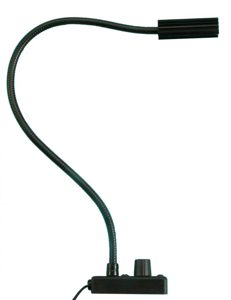 L-3/18 High Intensity 18" Permanently Attached Gooseneck Lampset - U.S. Power Supply