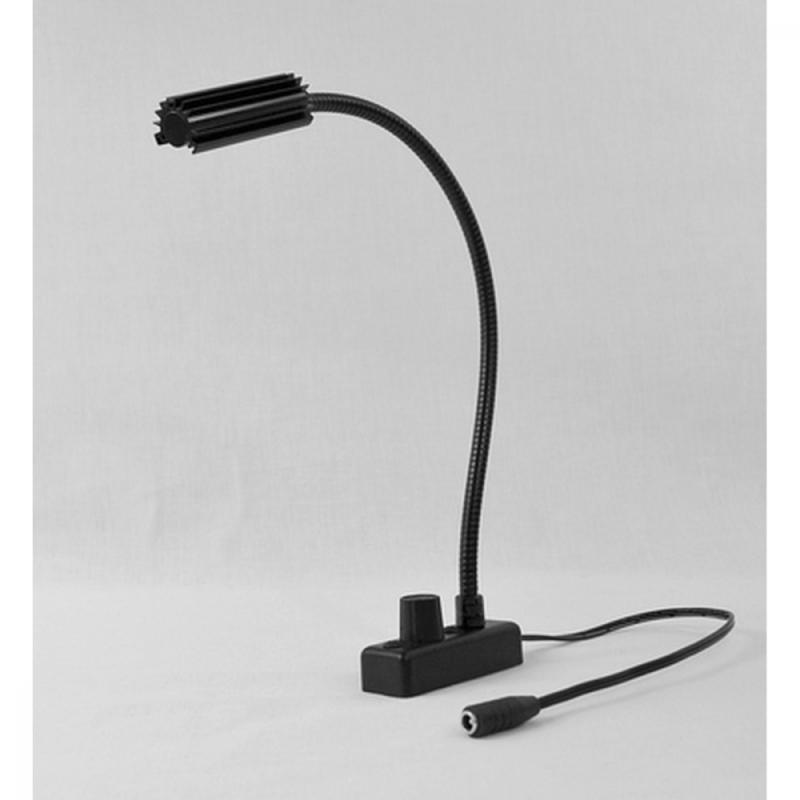 L-7/6 High Intensity 6" Permanently Attached End-Mount Gooseneck Lampset - U.S. Power Supply