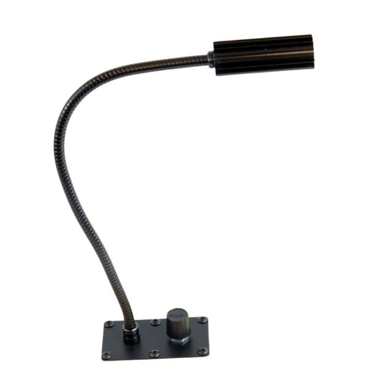 LA-18P-HI High Intensity 18" Lectern Permanently Attached Flush Mount Gooseneck Lampset - U.S. Power Supply