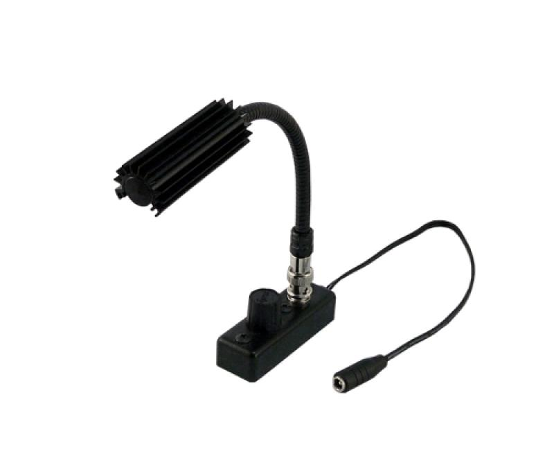 L-4/6 High Intensity 6" Detachable BNC Gooseneck Lampset - U.S. Power Supply