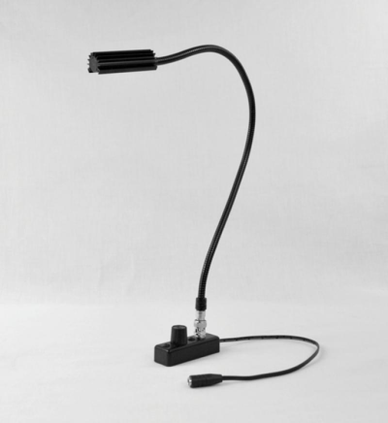 L-4/12 High Intensity 12" Detachable BNC Gooseneck Lampset - U.S. Power Supply