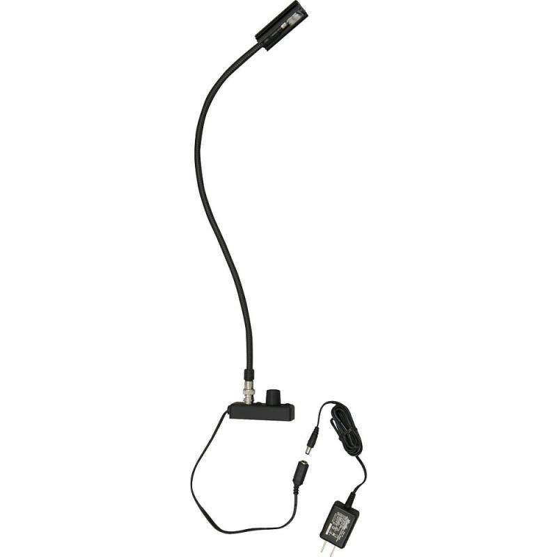 L-4/18 High Intensity 18" Detachable BNC Gooseneck Lampset - U.S. Power Supply