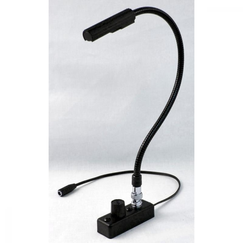 L-1/6 Low Intensity 6" Detachable BNC Gooseneck Lampset - U.S. Power Supply