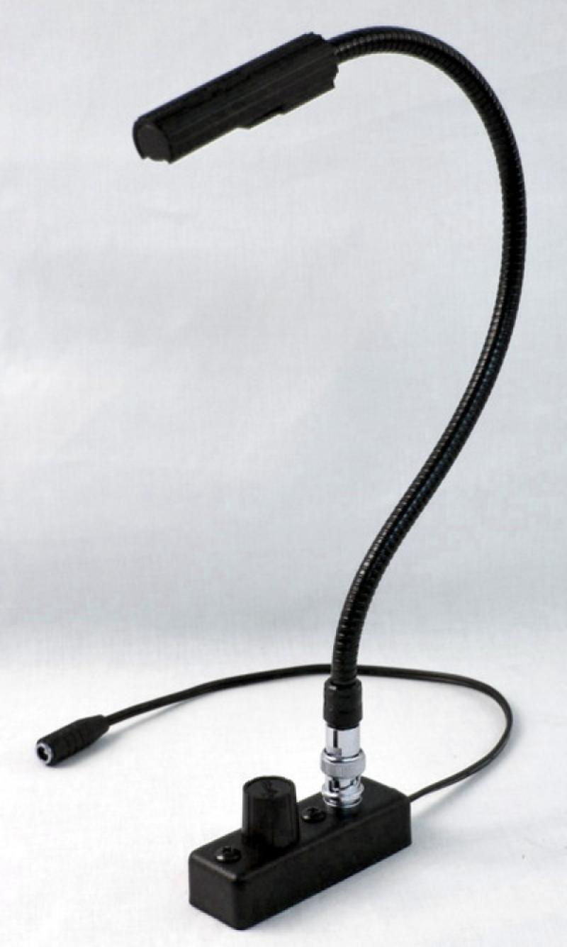 L-1/12 Low Intensity 12" Detachable BNC Gooseneck Lampset - U.S. Power Supply