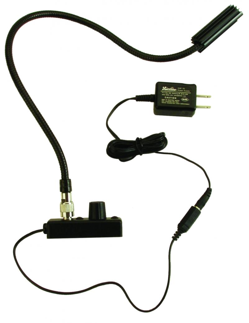 L-8/18-HI 18" Detachable TNC Gooseneck Lampset (U.S. Power Supply)
