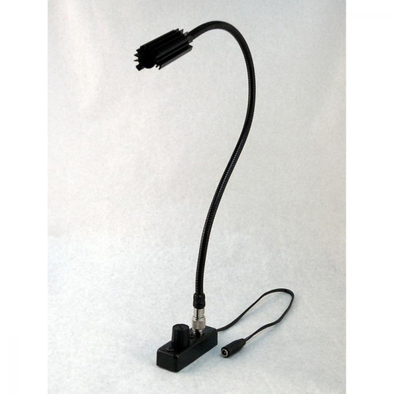 L-8/6 Low Intensity 6" Detachable TNC Gooseneck Lampset - U.S. Power Supply