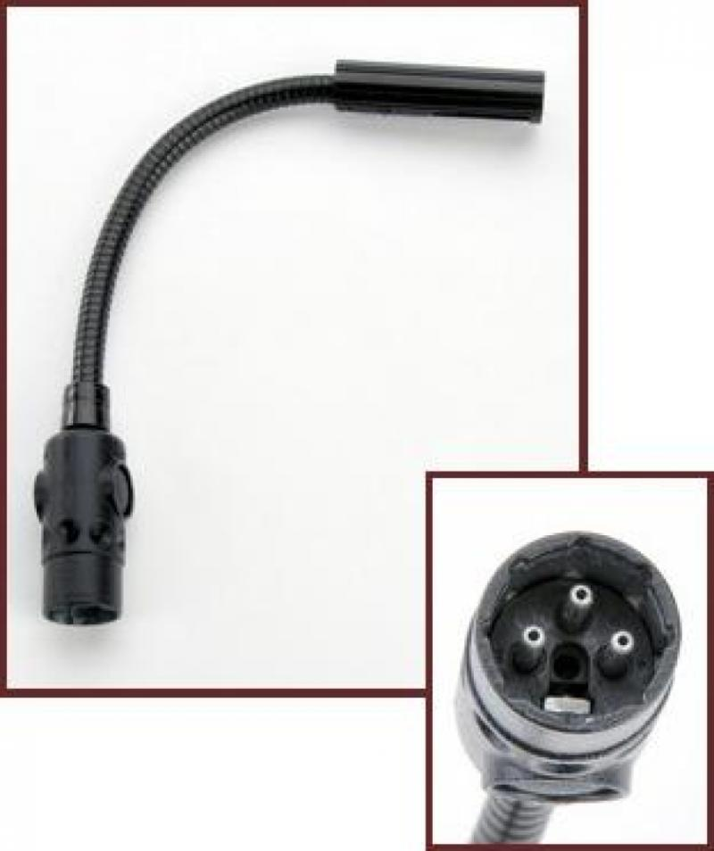 18X 18" Low Intensity Gooseneck Lamp with 3-Pin XLR Connector