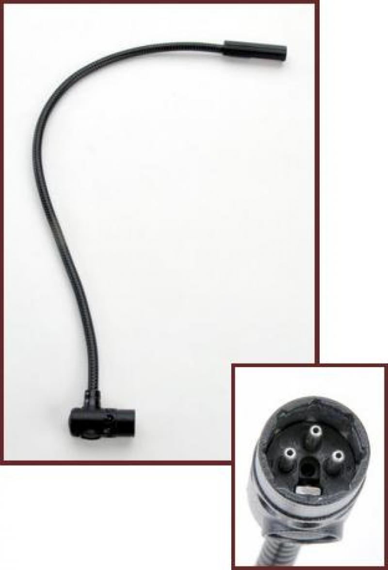 6XR 6" Low Intensity Gooseneck Lamp with 3-Pin Right Angle XLR Connector