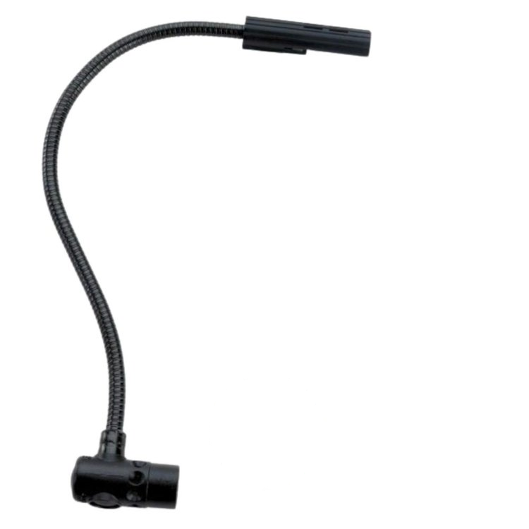 12XR-LED 12" Gooseneck Lamp with 3-Pin, Right Angle XLR Connector