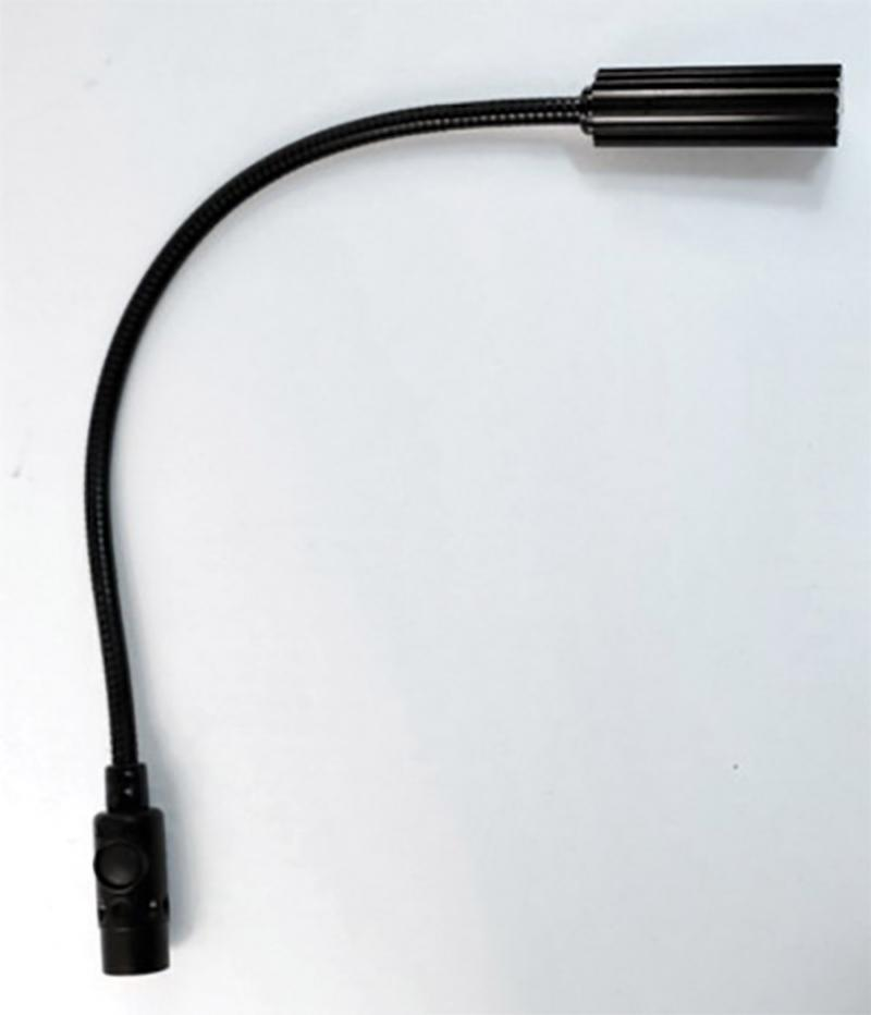 12X-HI-4 12" High Intensity Gooseneck Lamp with 4-Pin XLR Connector
