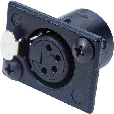 XLR-PS4 4-Pin XLR Panel Socket