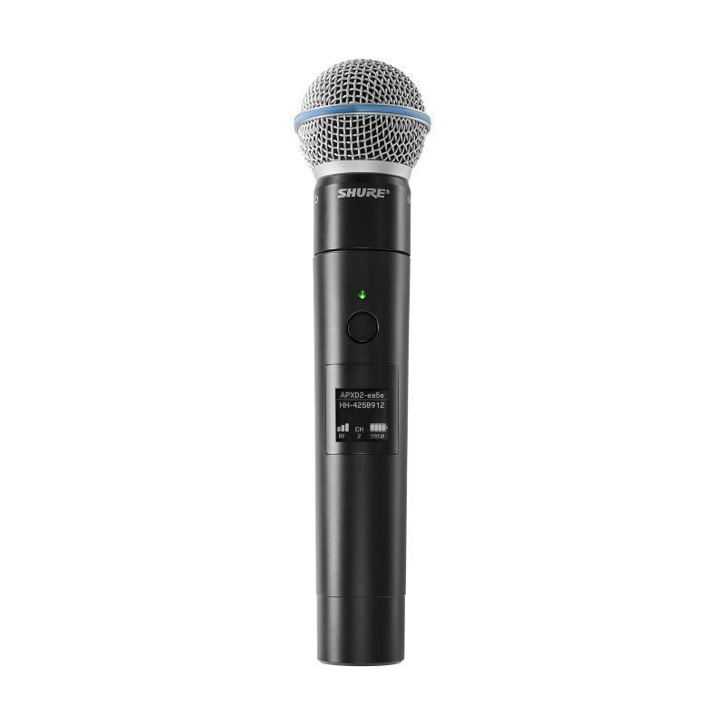 MXW2X/BETA58=-Z10 Handheld Transmitter with Beta58A Capsule