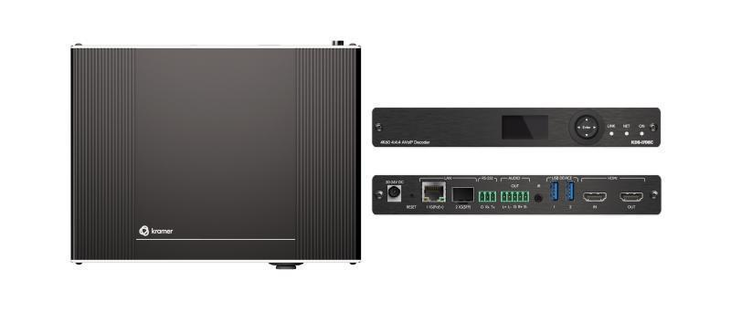 KDS-17DEC 4K60 4:4:4 AVoIP Decoder with Dante
