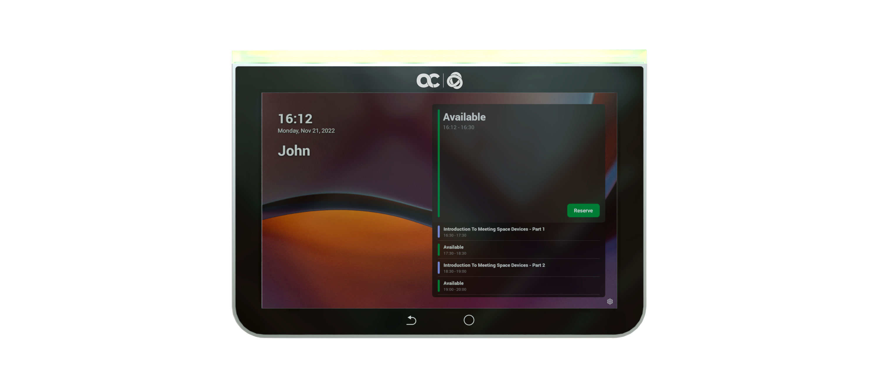 KAC-SCD-10 Meeting Room Scheduler