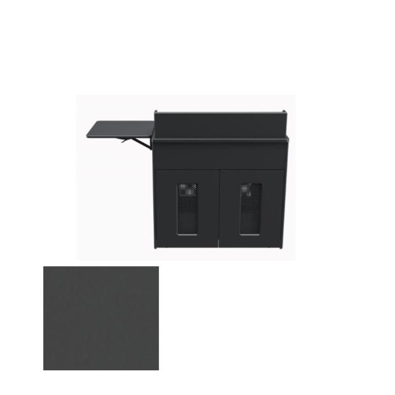 PD5107 SGT Dual Rack Mobile Instructor Station, Shark Grey