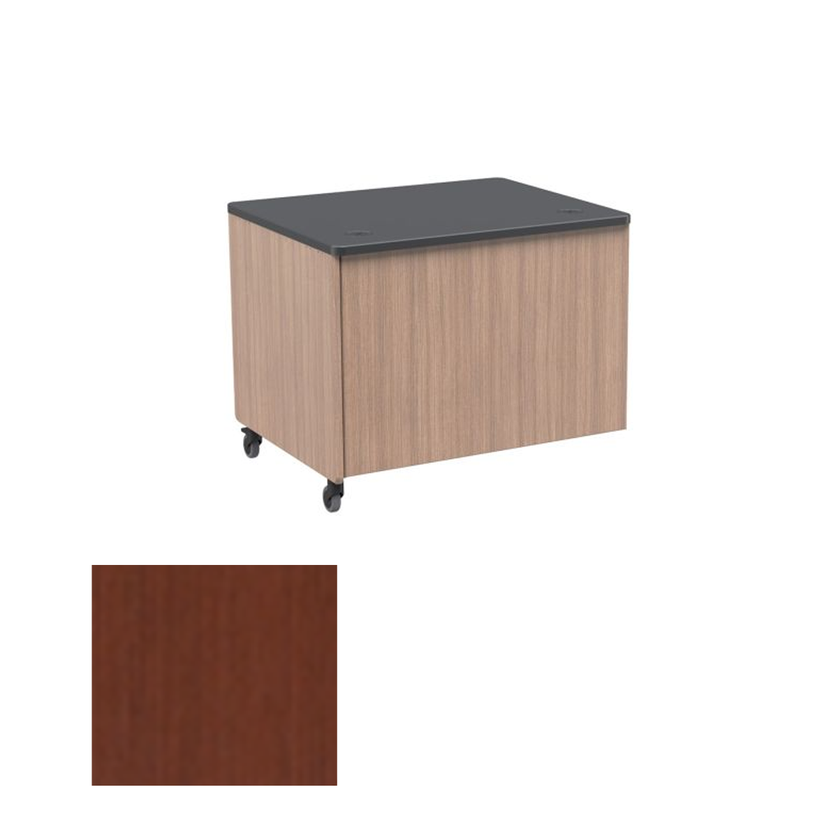 5104DE CLT Desk End - Clove