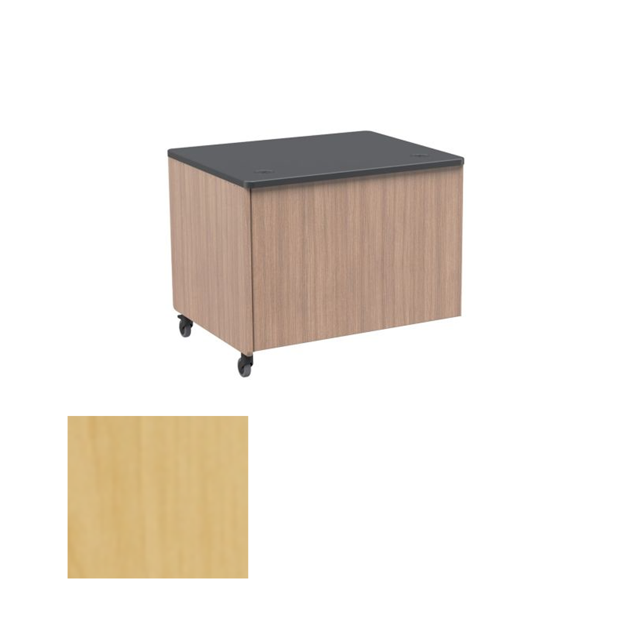 5104DE FMT Desk End - Fusion Maple