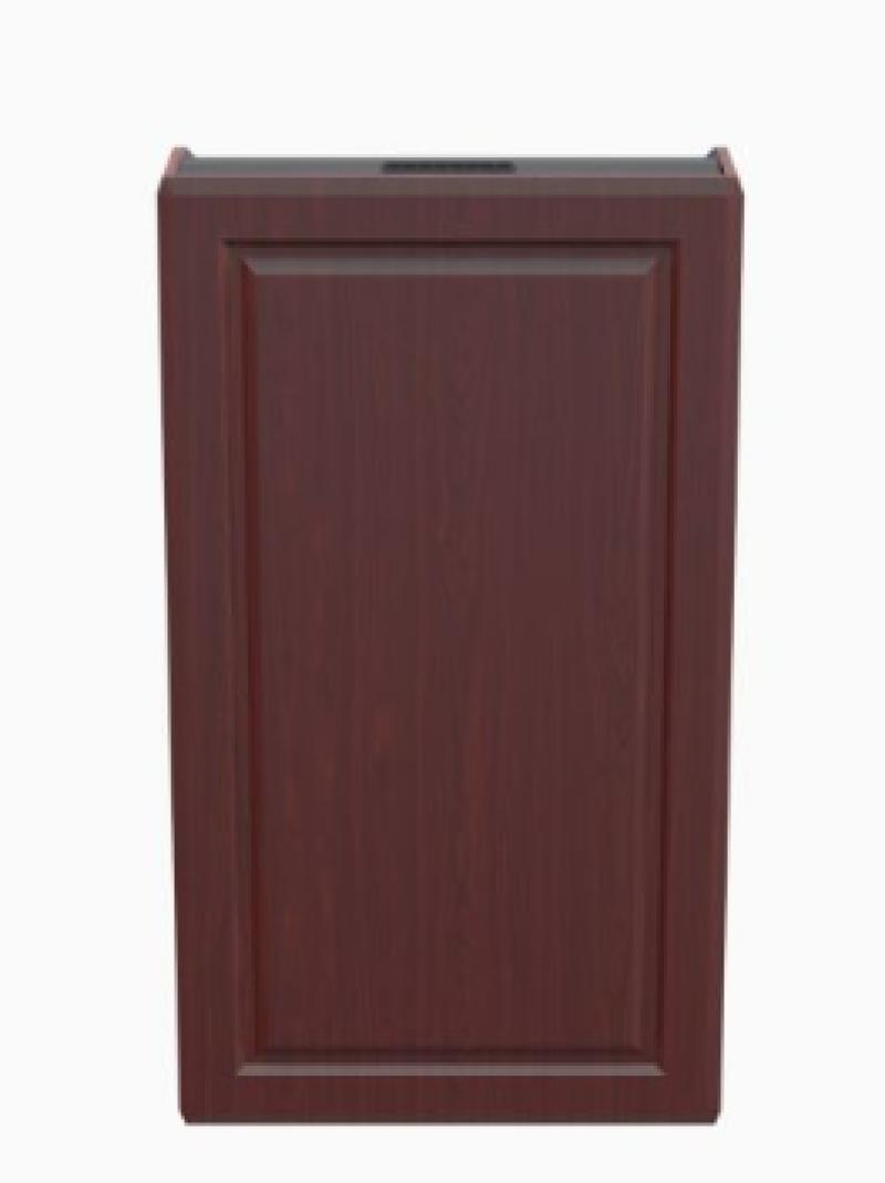 LEX31-F CLT Multimedia Lectern - Flat Top, Clove
