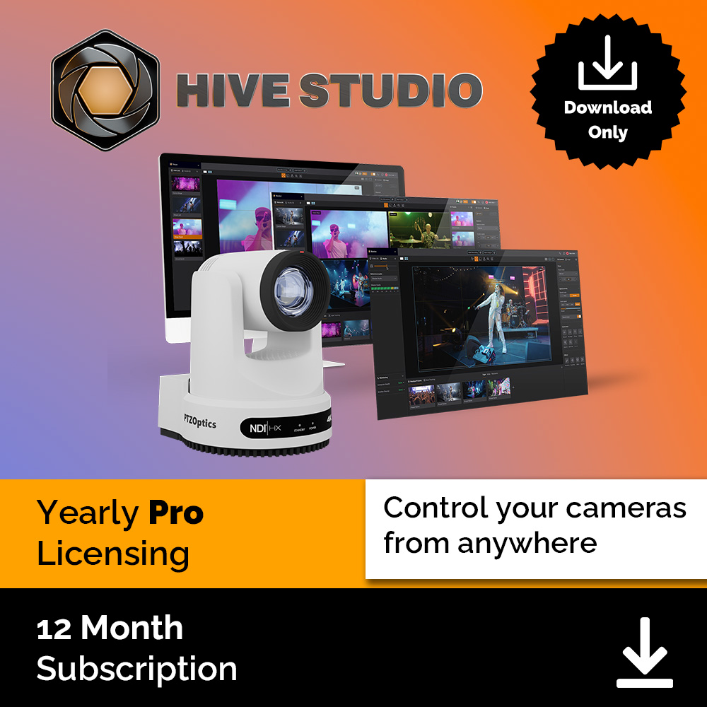 PTZOptics Yearly Professional Studio Licensing